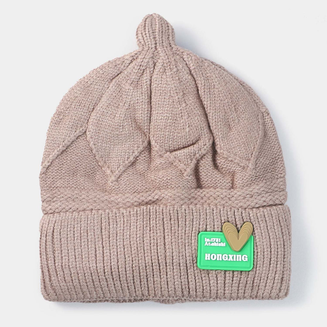 Woolen Cap 9M+ | Light BROWN