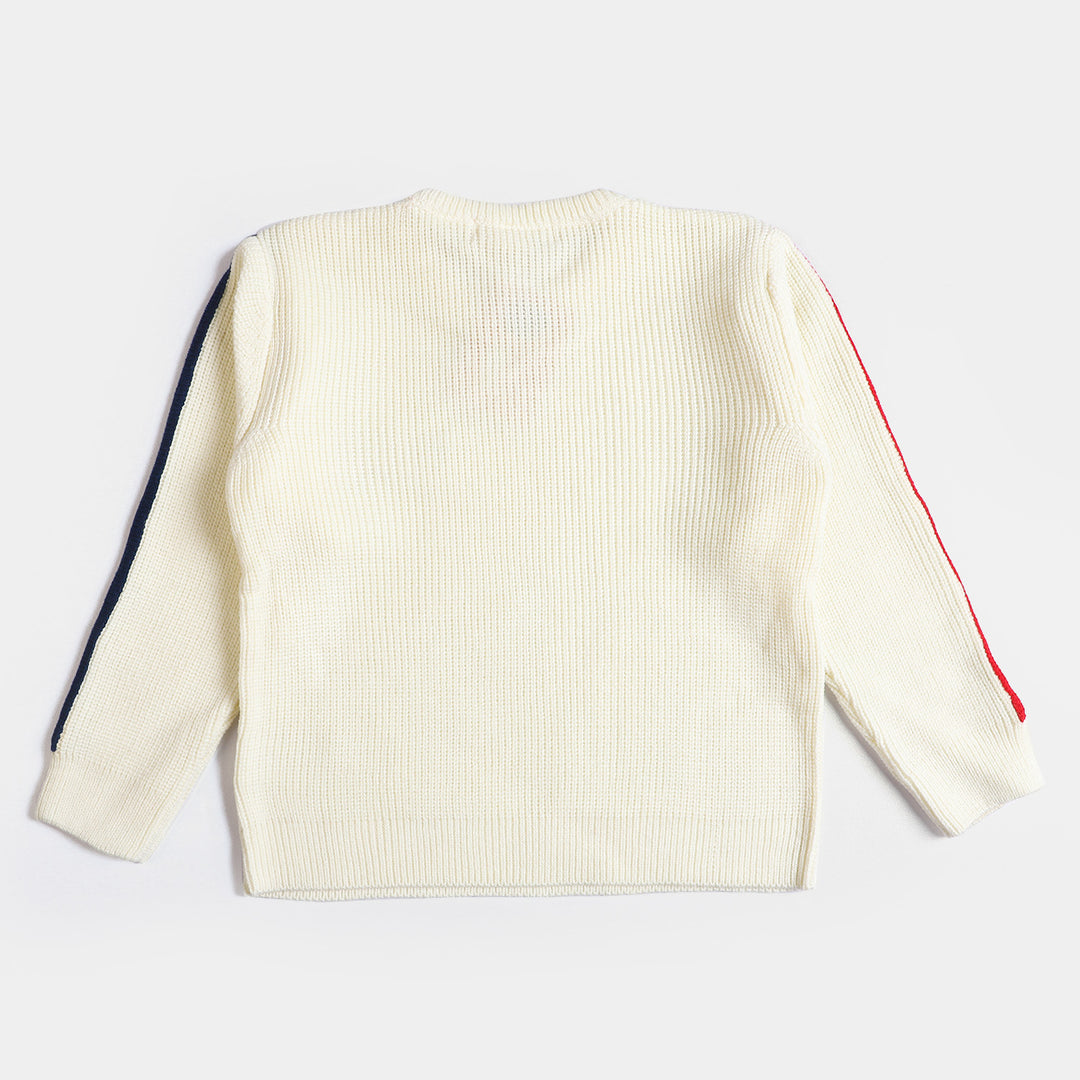 Boys Sweater BS-006-Off-White