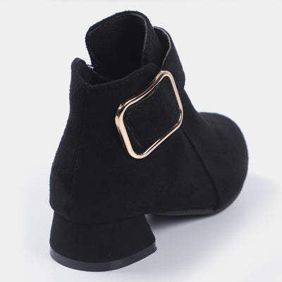 Girls Boots PS-01-BLACK