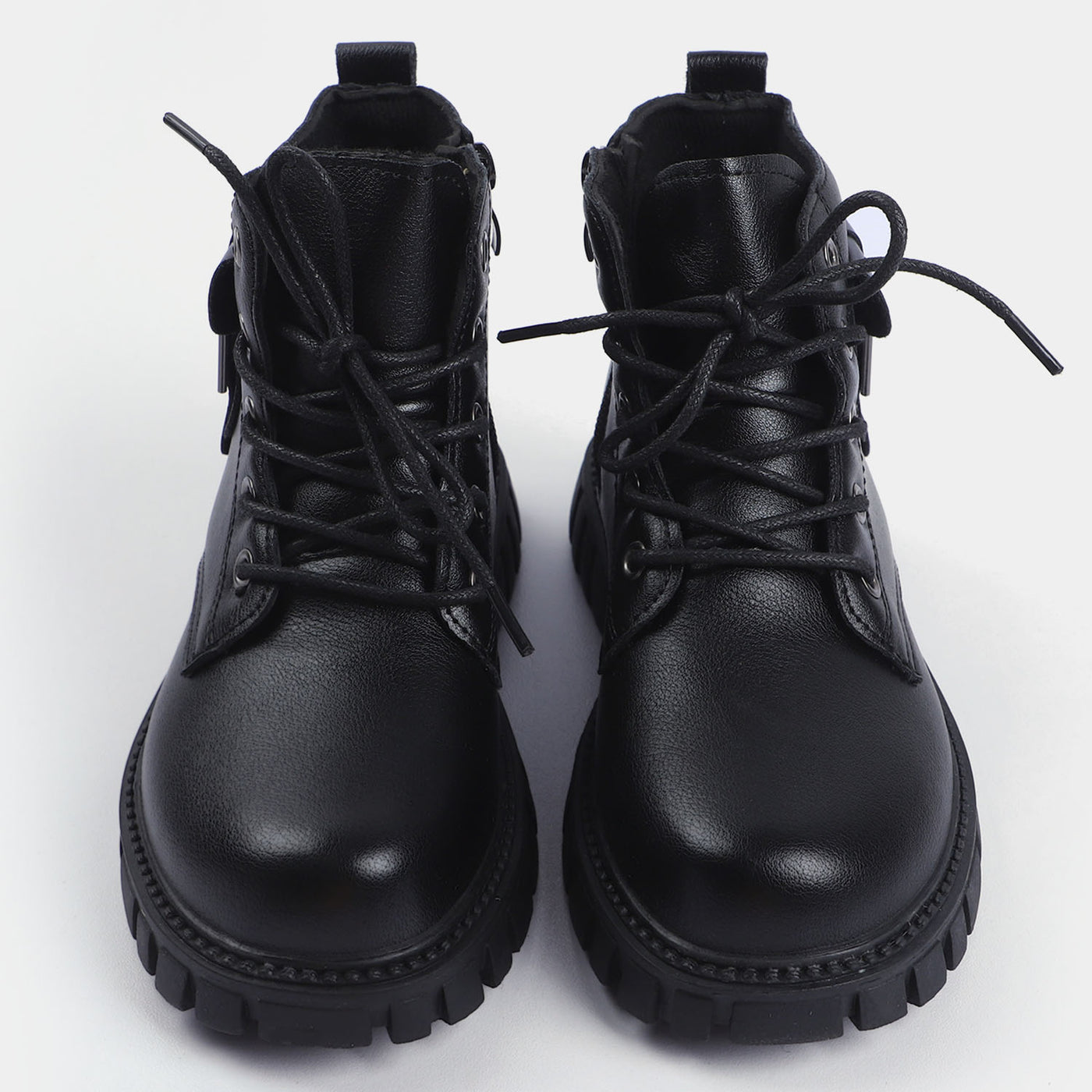 Boys Short Boots PS-06-BLACK