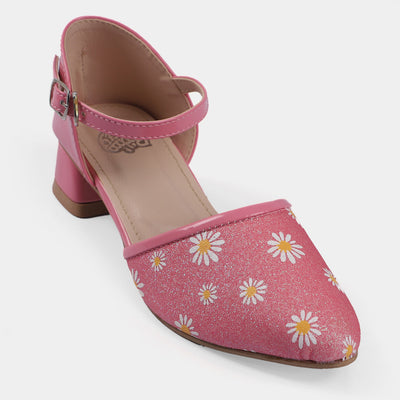 Girls Pumps Heels 456-50-Pink