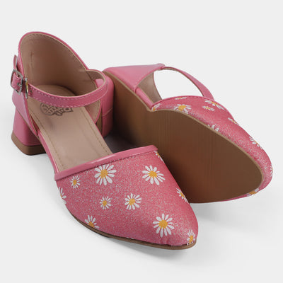 Girls Pumps Heels 456-50-Pink