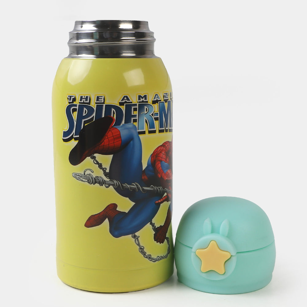 Water Bottle Steel With Cartoon Pouch