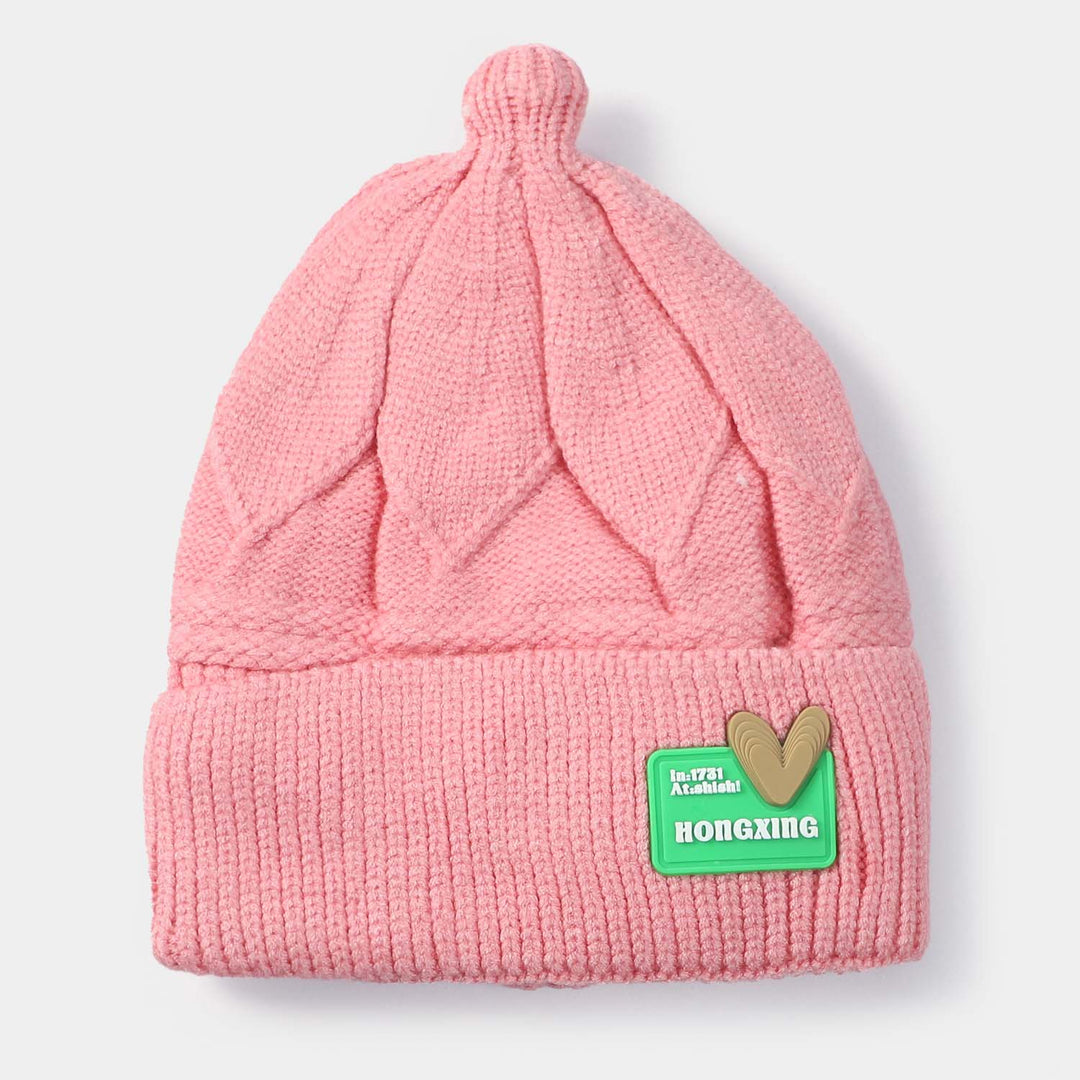 Woolen Cap 9M+ | Pink