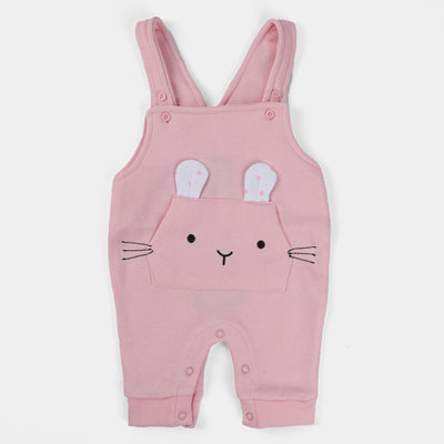 Infant Girls Fleece Knitted 2Pcs Set Bunny Dot's-White/Pink