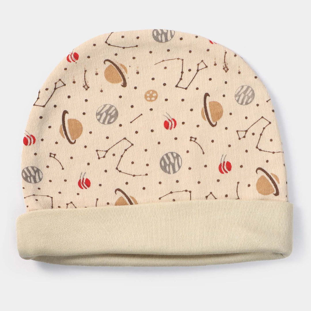 Cap Moon Print D-Skin| 0-3M