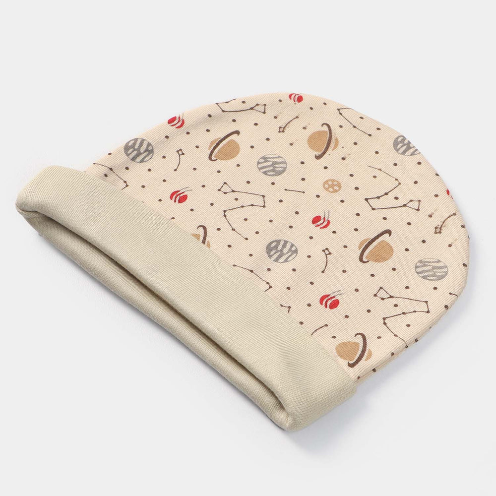 Cap Moon Print D-Skin| 0-3M