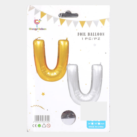 1PC Decoration Alphabet Balloon | 16 Inches|(U)