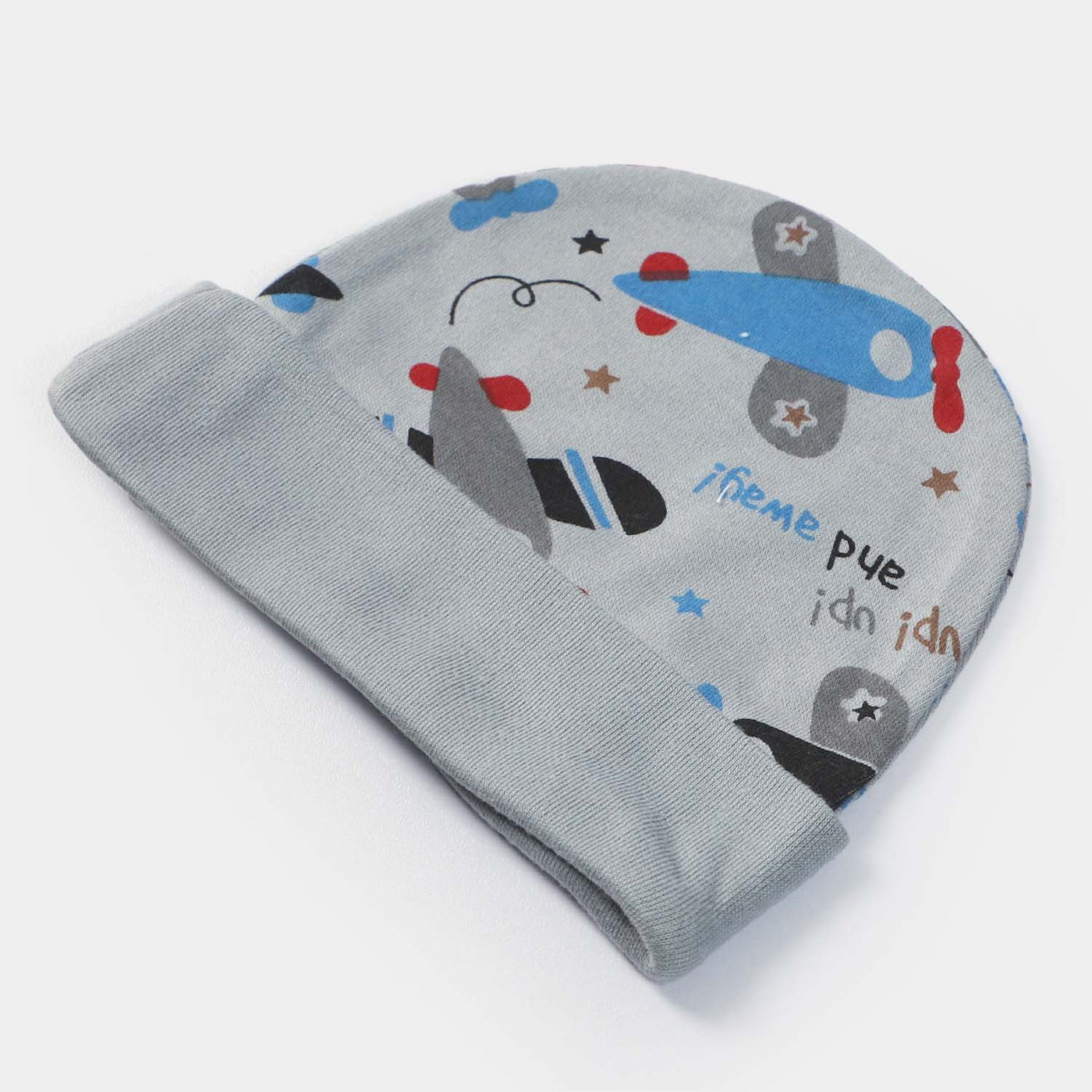 Cap Helicopter Print  D. Gray | 0-3M