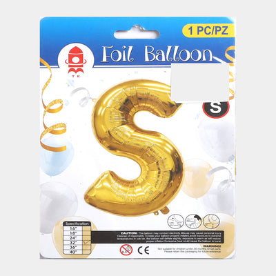 1PC Decoration Alphabet Balloon | 32 Inches|(S)