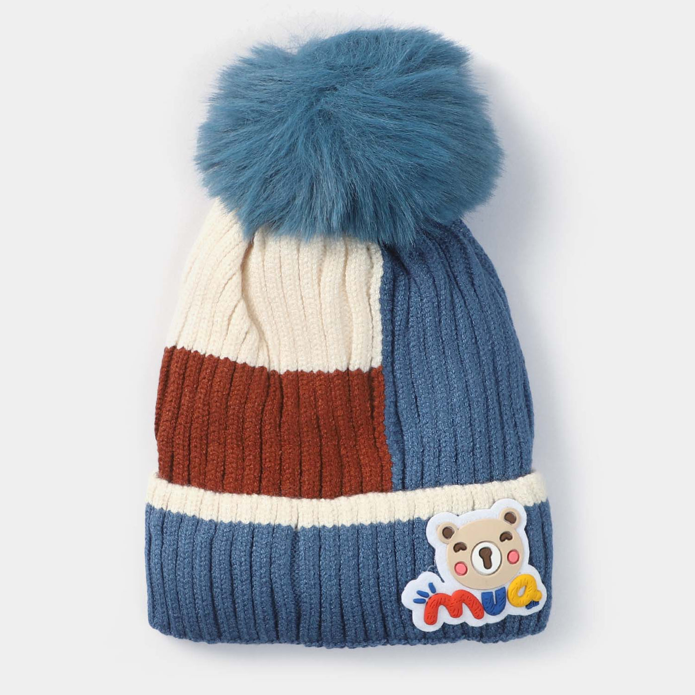 Woolen Cap 9M+ | Blue Brown