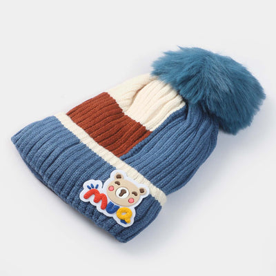 Woolen Cap 9M+ | Blue Brown