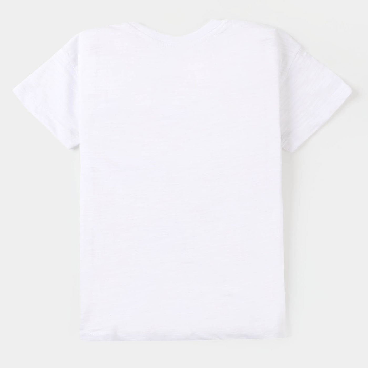 Girls Slub T-shirt Character - White