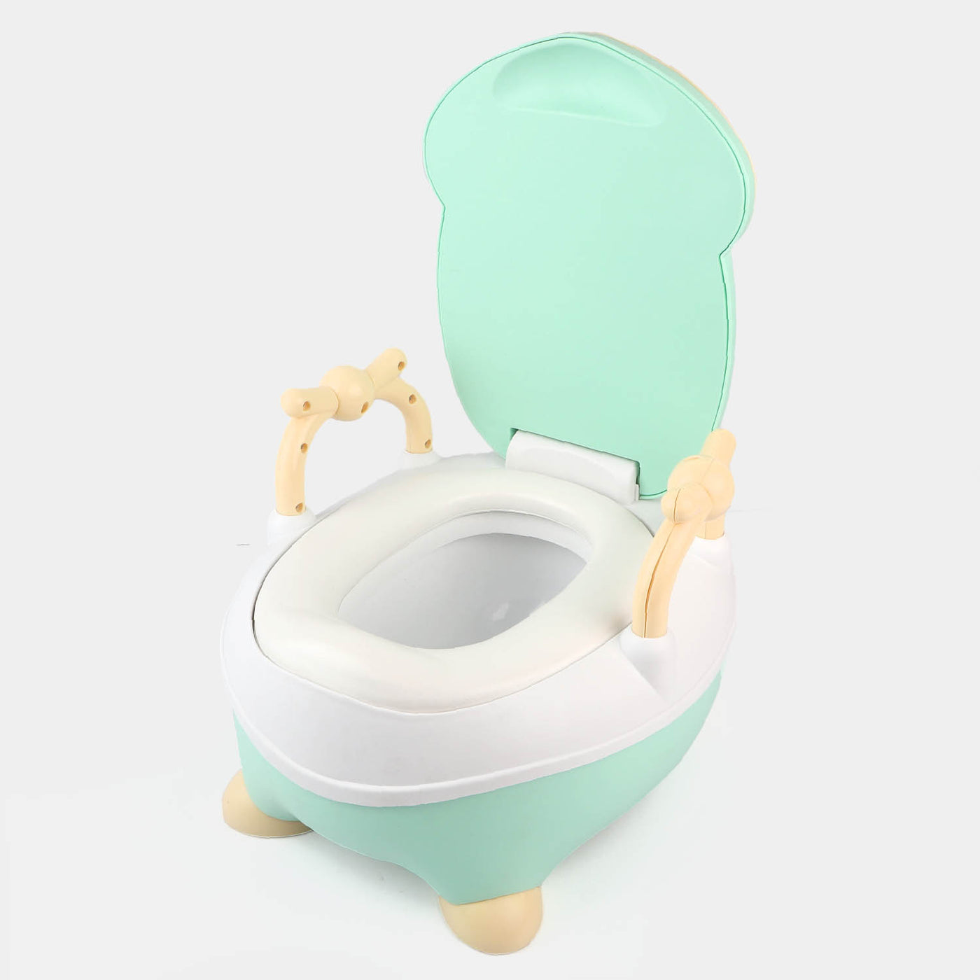 Cow Design Baby Potty Seat - Green