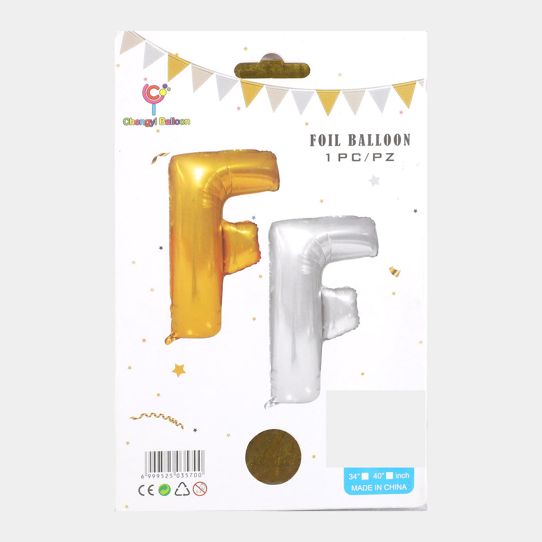 1PC Decoration Alphabet Balloon | 32 Inches|(F)