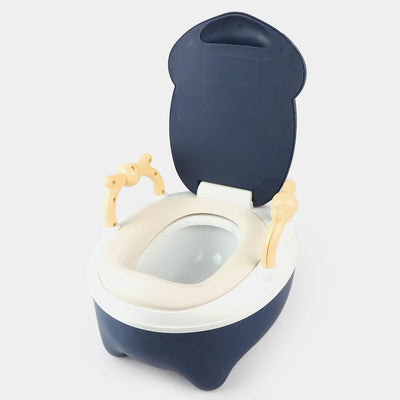 Cow Design Baby Potty Seat - Blue