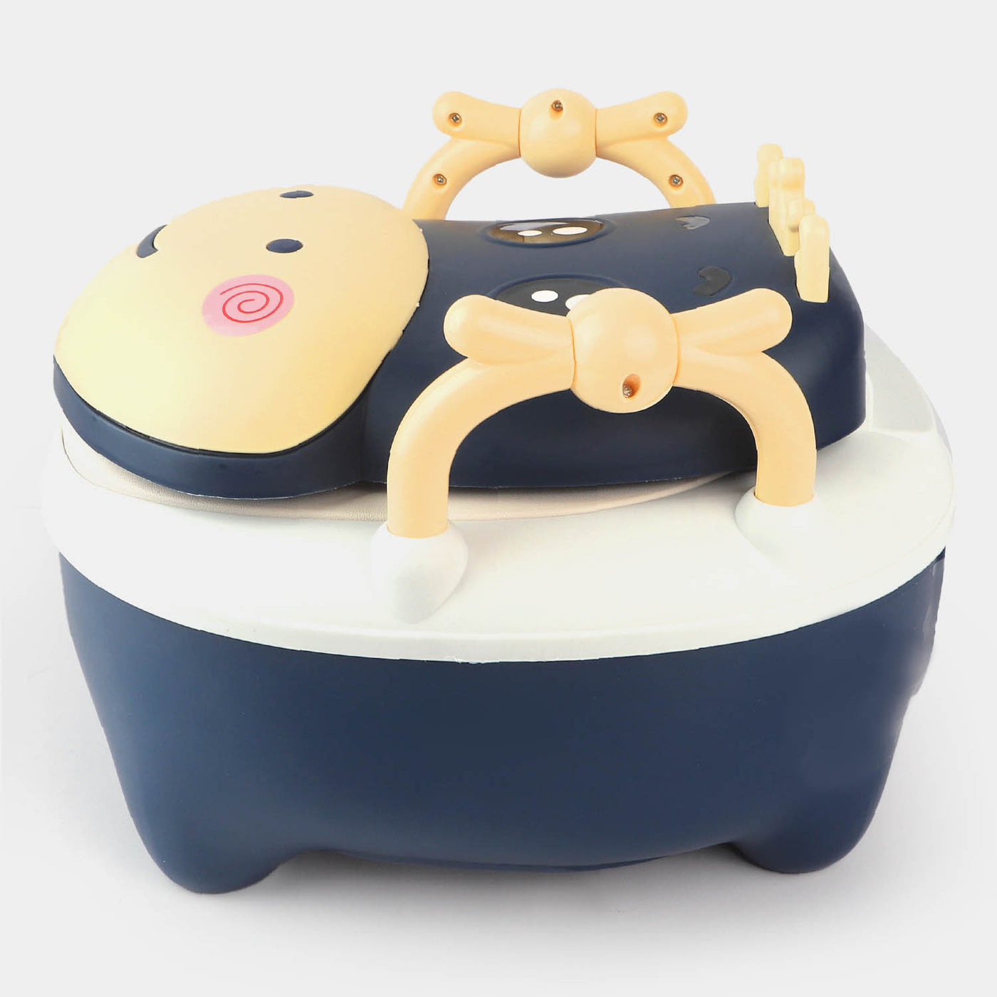 Cow Design Baby Potty Seat - Blue
