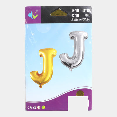 1PC Decoration Alphabet Balloon | 32 Inches|(J)