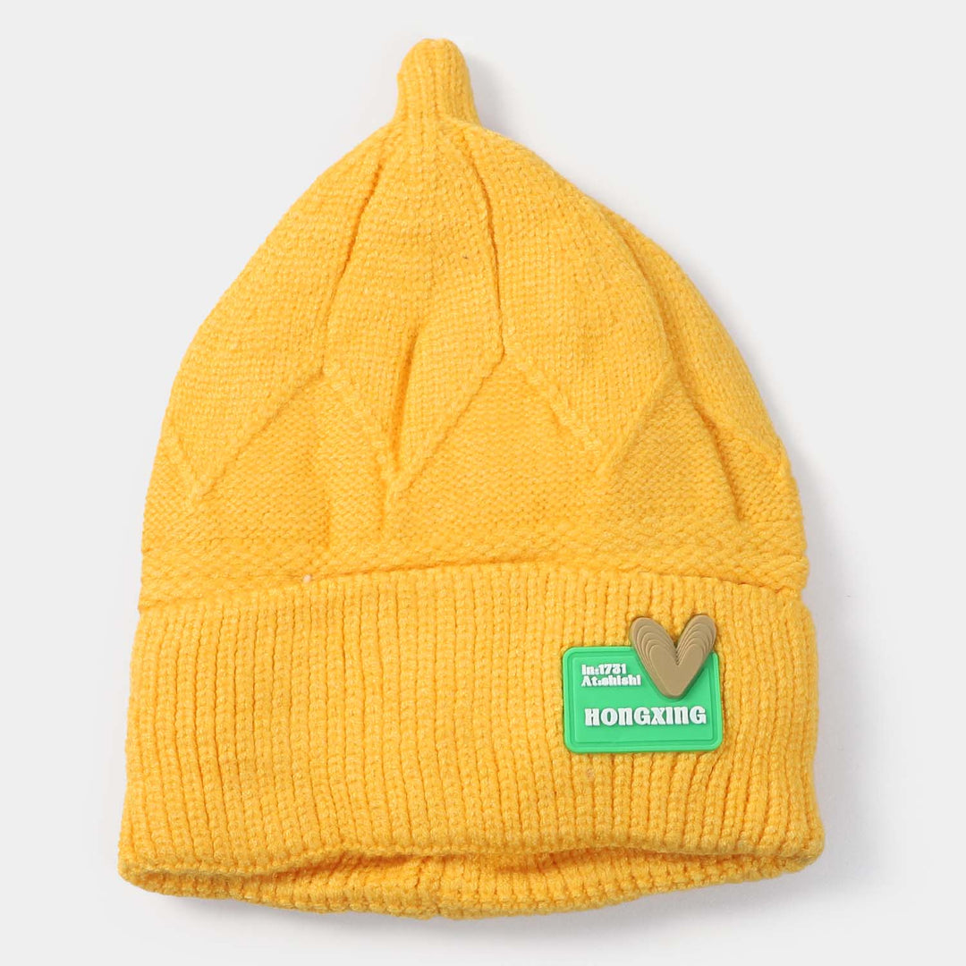 Woolen Cap 9M+ | Yellow