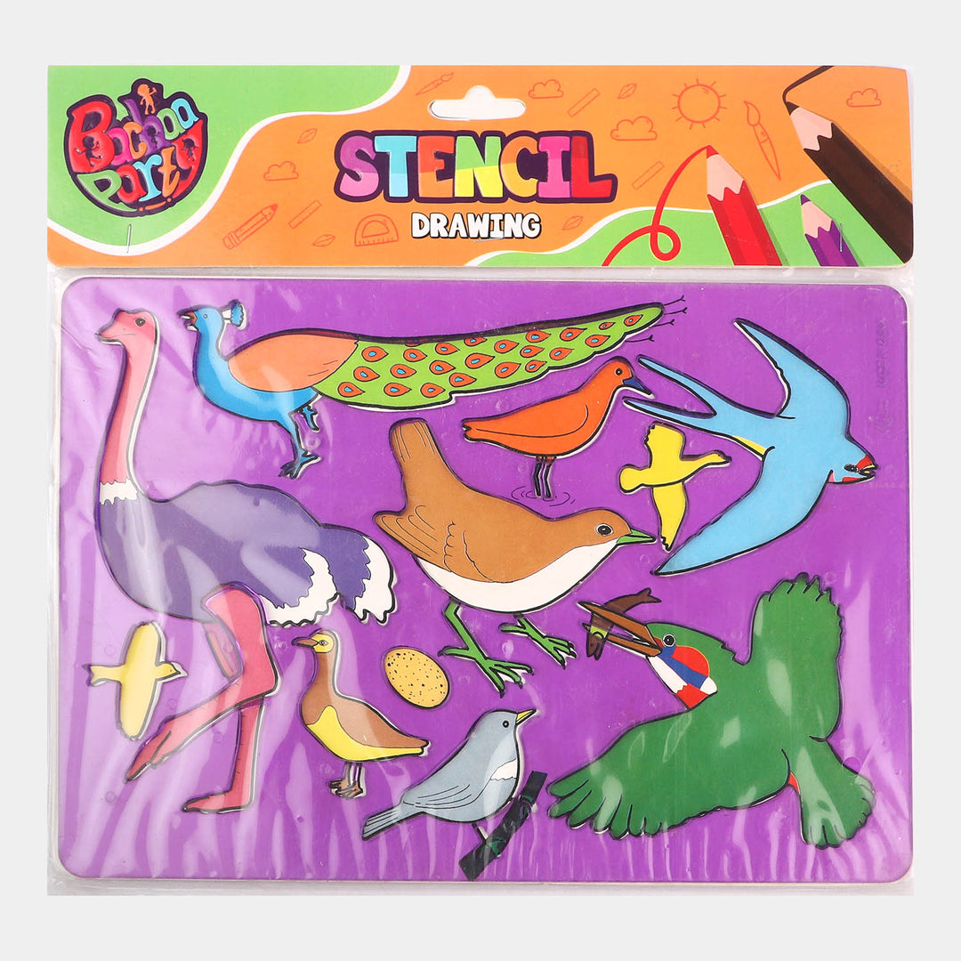 Stencil Drawing For Kids