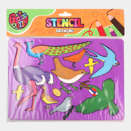 Stencil Drawing For Kids