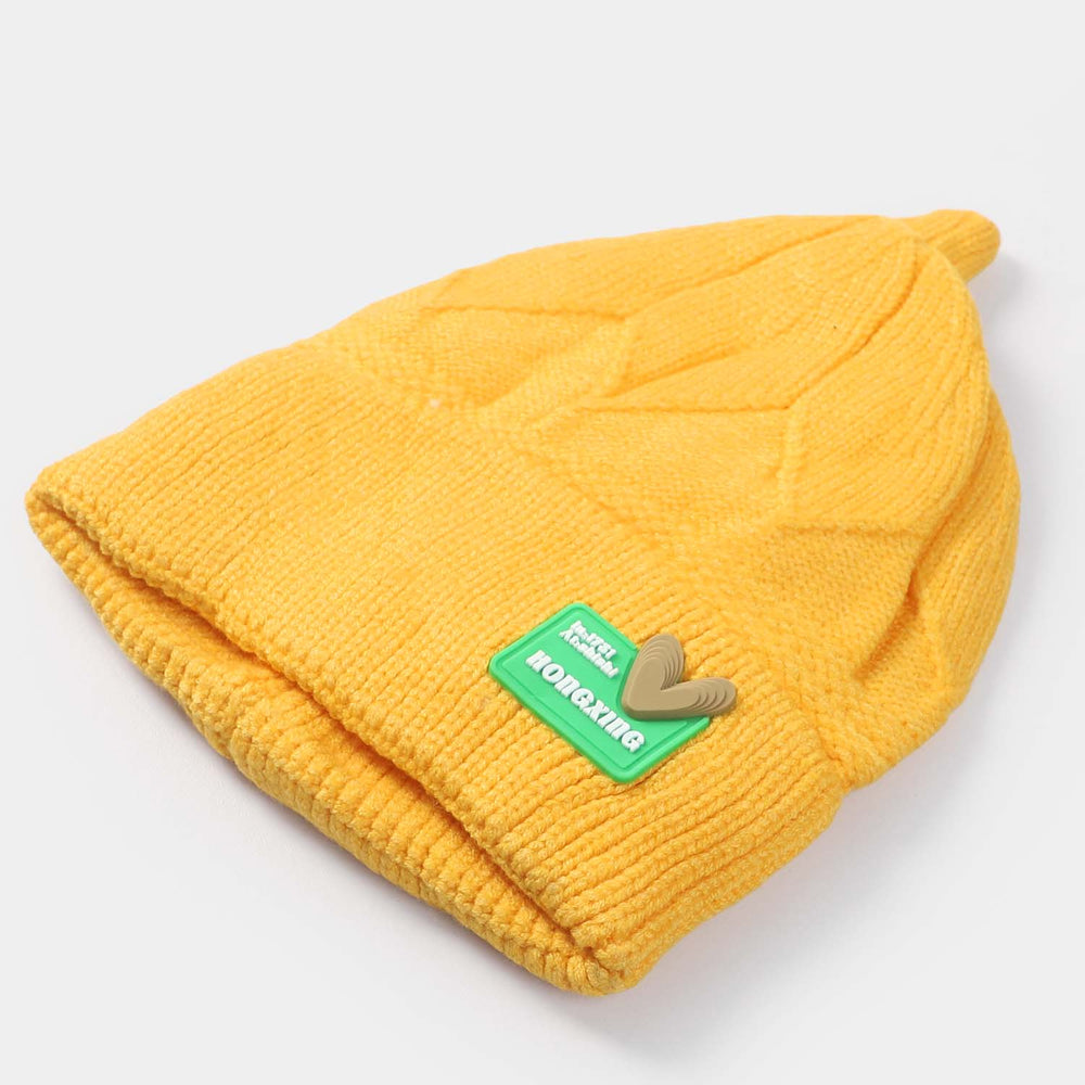 Woolen Cap 9M+ | Yellow