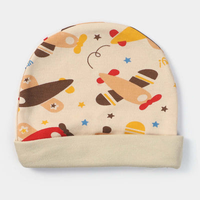 Cap Helicopter Print  D. Skin | 0-3M