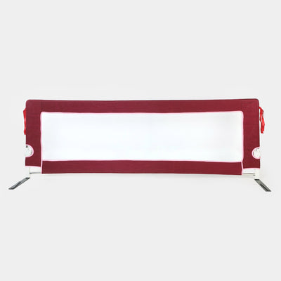 Baby Bed Fence Adjustable Safety Guard Rail | Maroon | 2 Meter