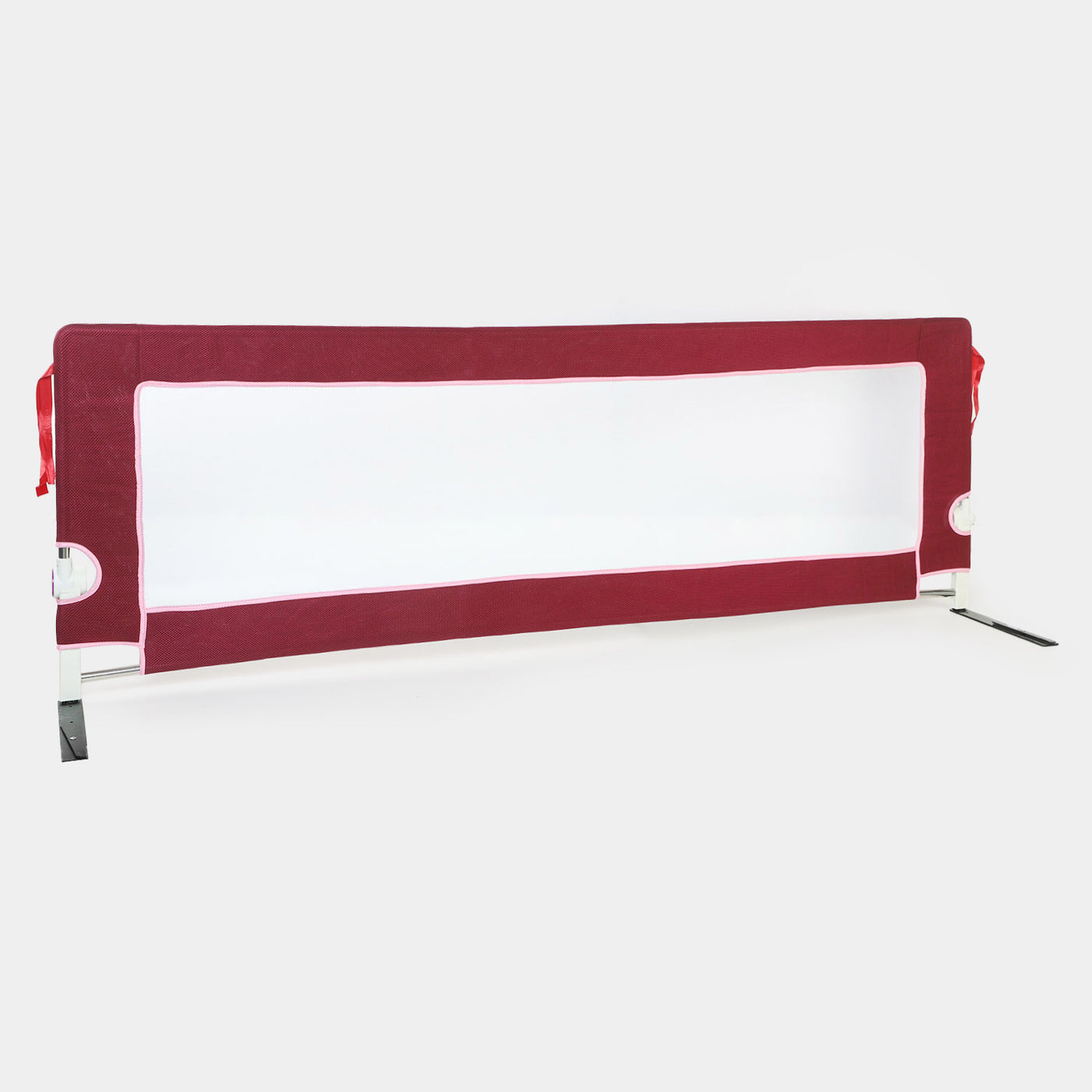 Baby Bed Fence Adjustable Safety Guard Rail | Maroon | 2 Meter