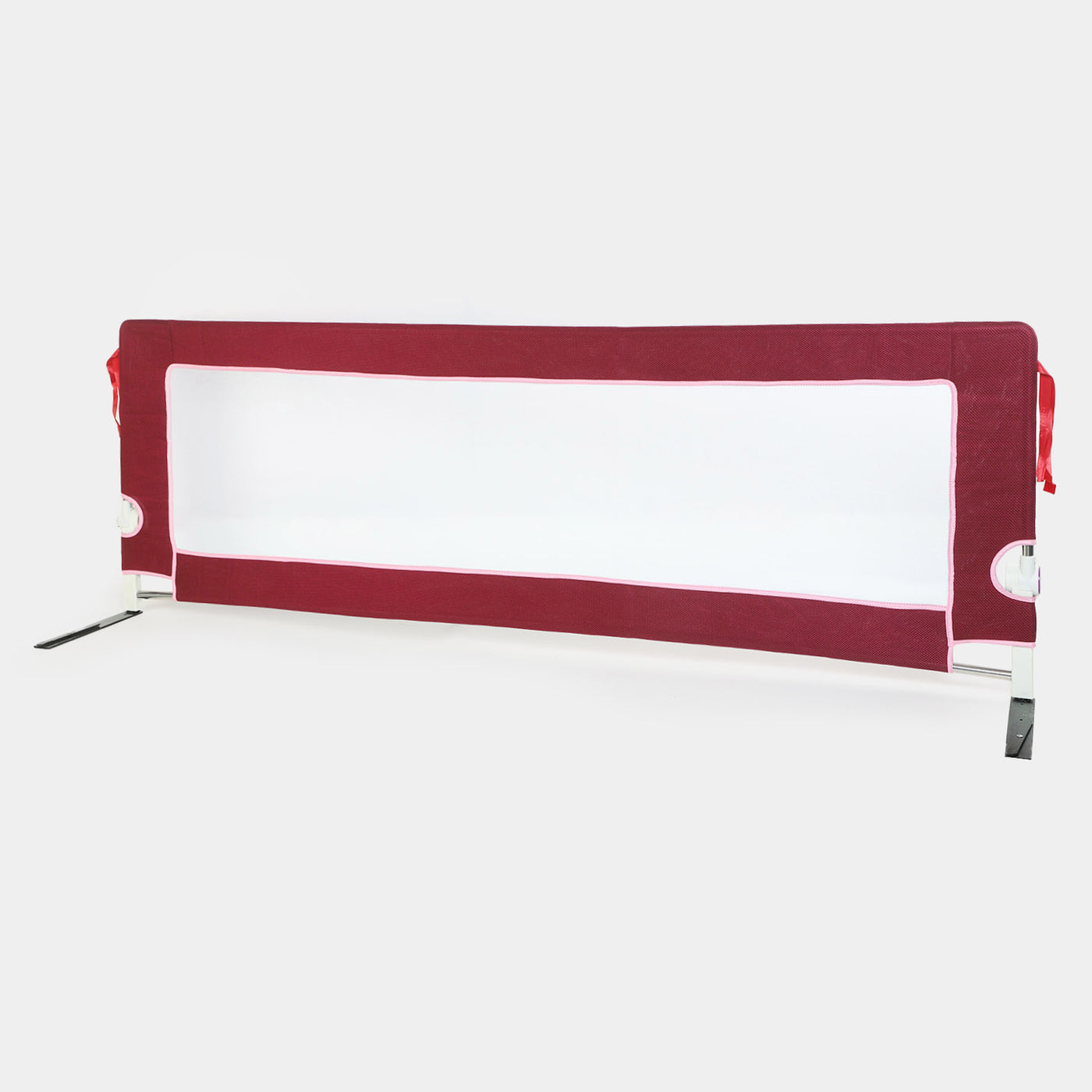 Baby Bed Fence Adjustable Safety Guard Rail | Maroon | 2 Meter