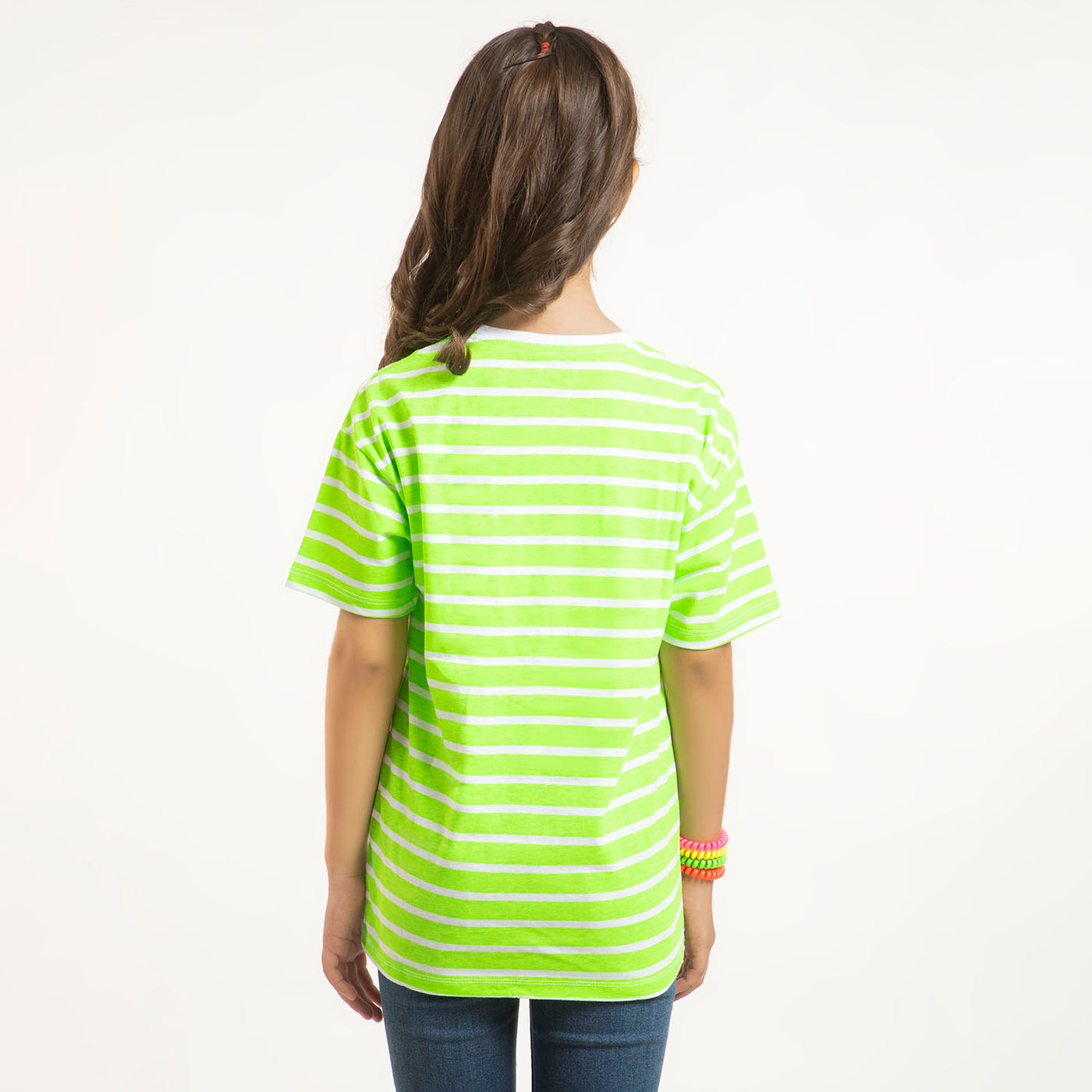 Girls T-Shirt Trendy - F-Green