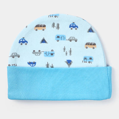 Cap Car Print 996 D. Blue 0-3M