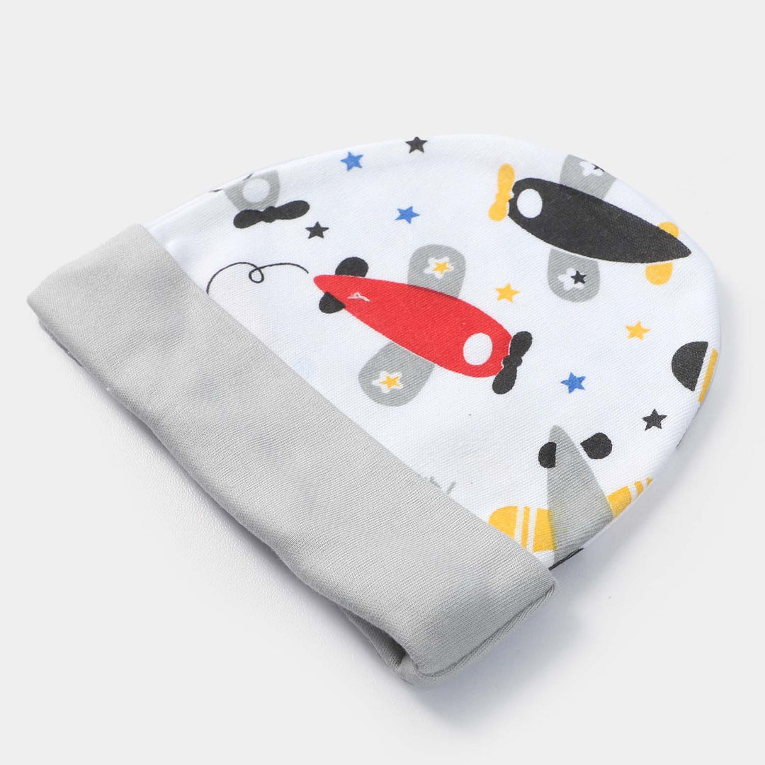 Cap Helicopter Print  W. Gray | 0-3M