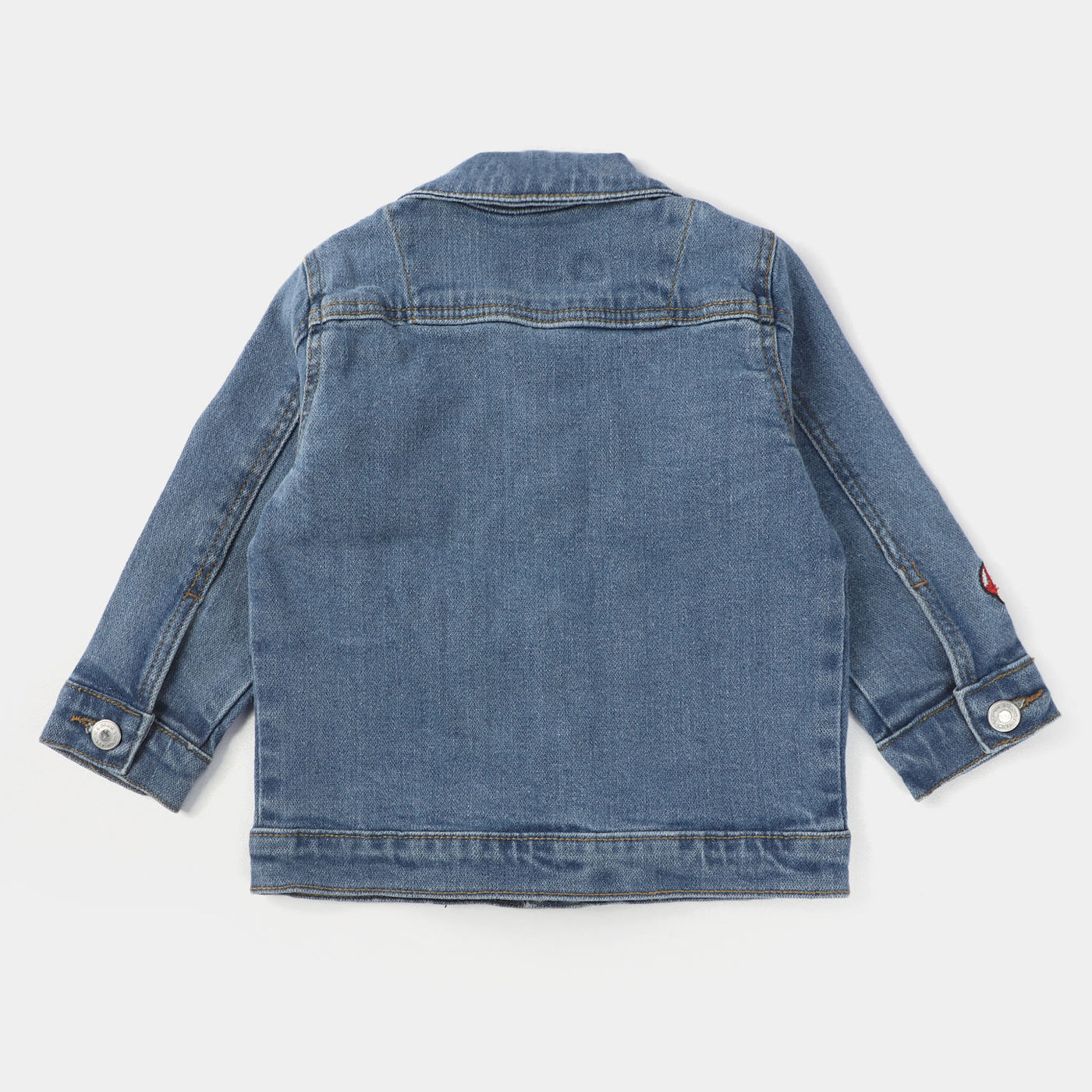 Infant Boys Denim Jacket Character -Mid Blue