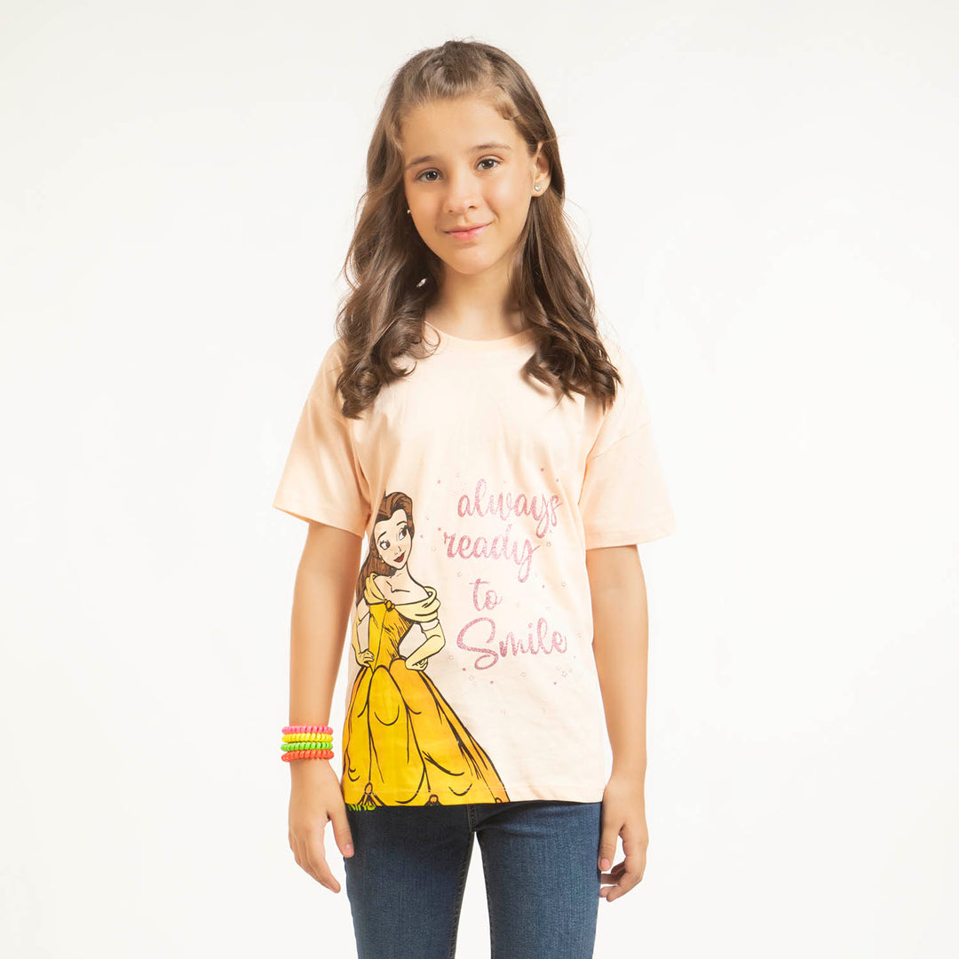 Girls T-Shirt H/S Always Ready  - Scallop