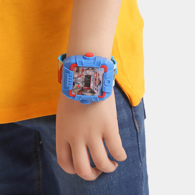 Character Projector Wrist Watch For Kids