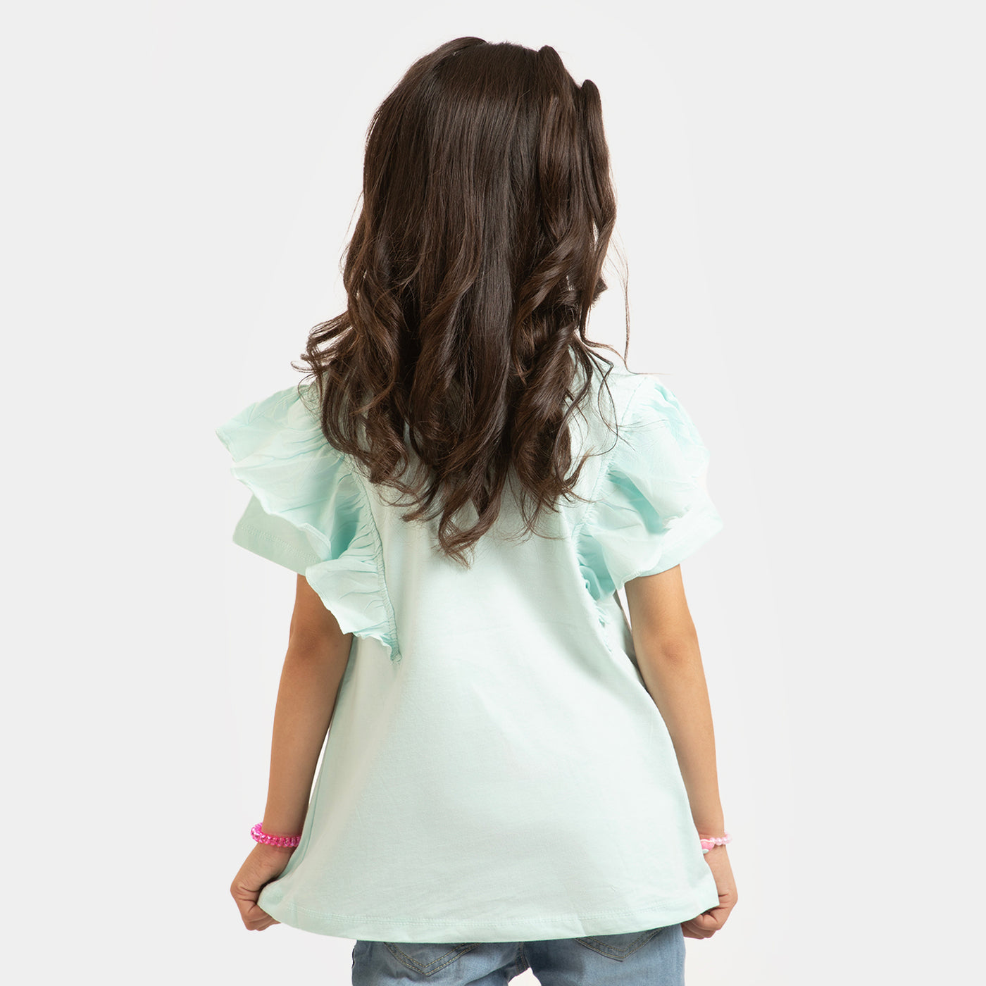 Girls T-Shirt Flowers - Soothing Shell