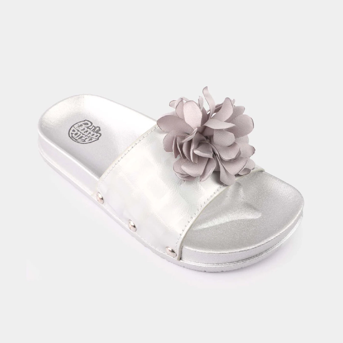 Girls Slipper CL-24-SILVER