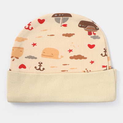 Cap Fish Print D. Skin | 0-3M