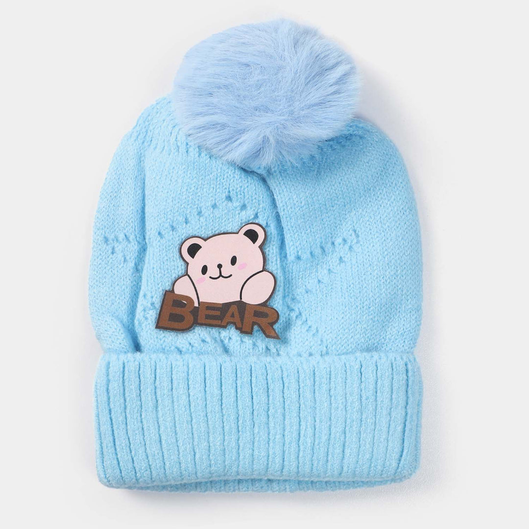 Woolen Cap 6M+ |  Blue