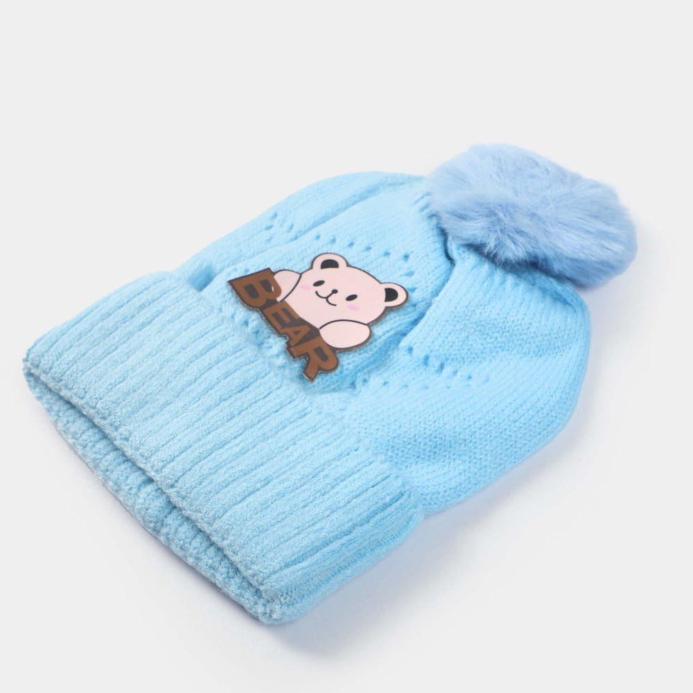 Woolen Cap 6M+ |  Blue