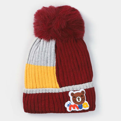 Woolen Cap 9M+ | Yellow Brown