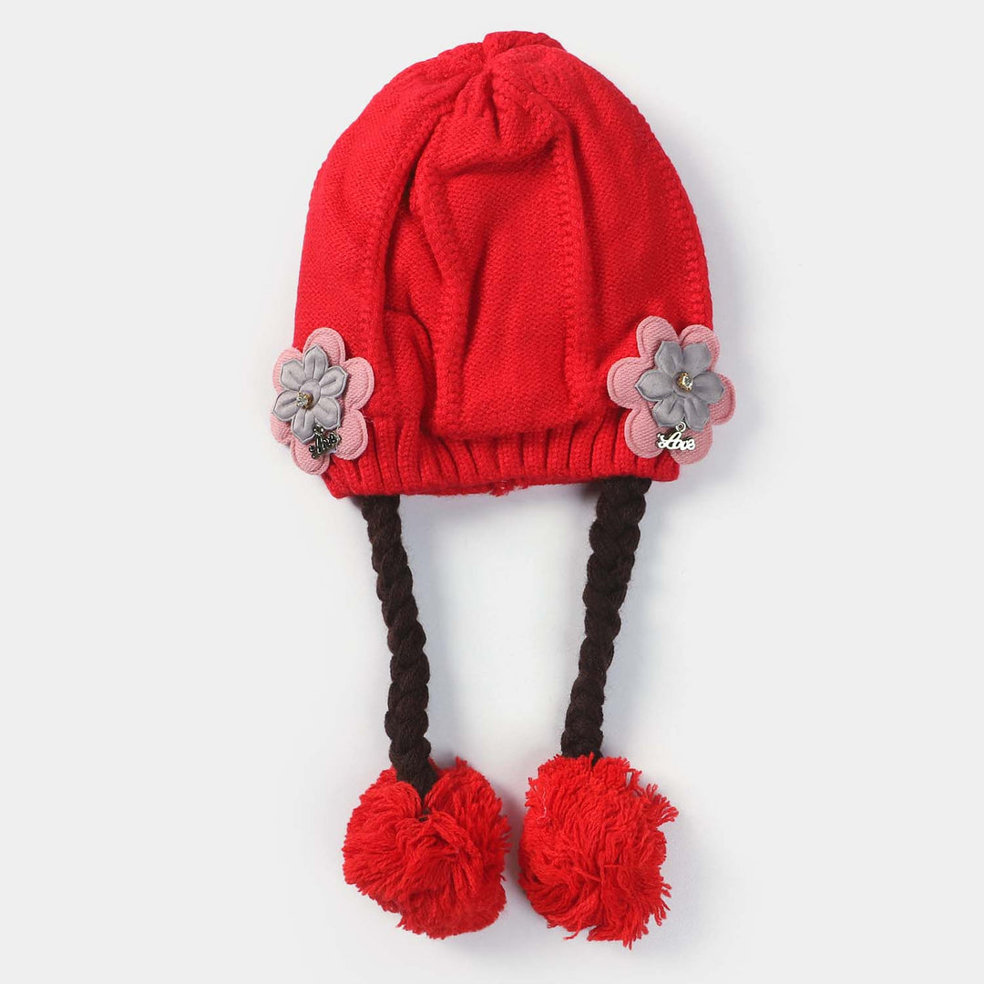 Woolen Cap 6M+ | Red