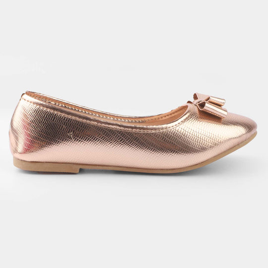 Girls Pumps 203-73-Champagne