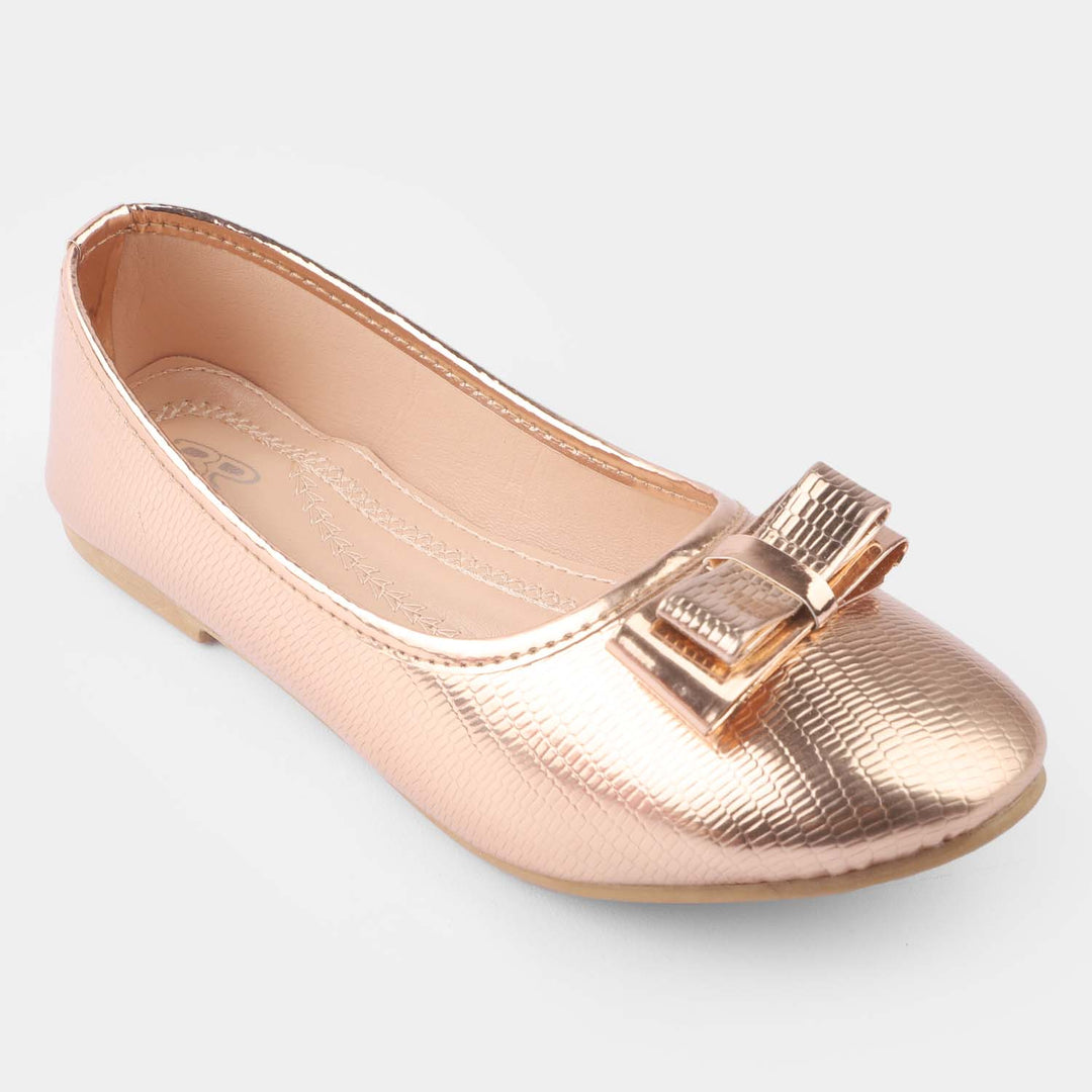 Girls Pumps 203-73-Champagne