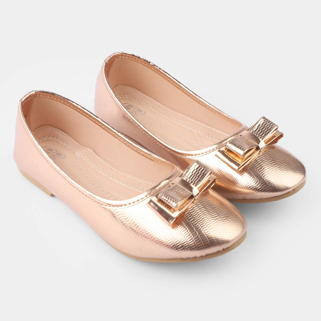 Girls Pumps 203-73-Champagne