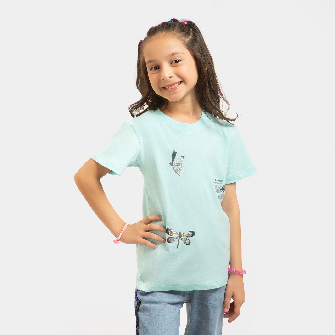 Girls T-Shirt H/S Butterfly  - Spa Retreat