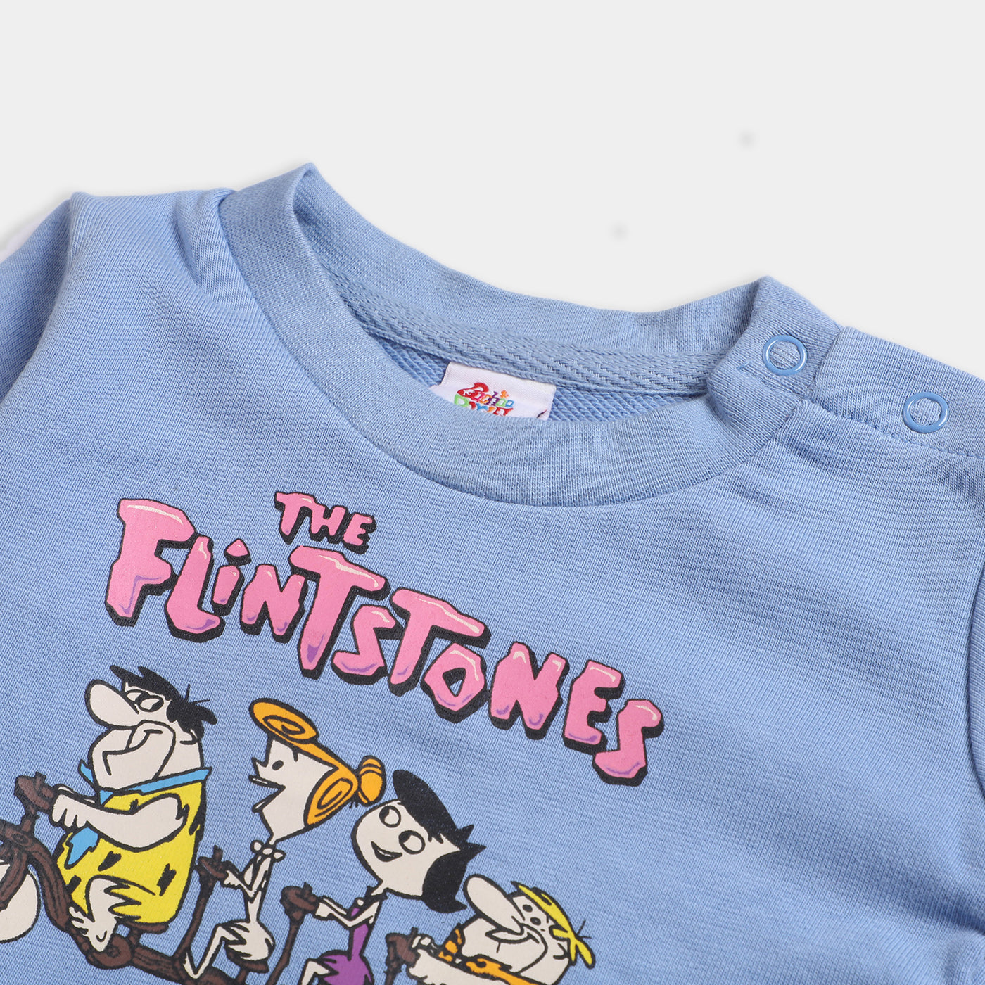 Infant Boys Knitted 2pC Suit Flintstone-Blue