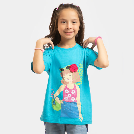 Girls T-Shirt Flower Girl - Hawaiian O