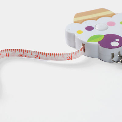 Measuring Tape Retractable Dual Sided In/Cm Keychain